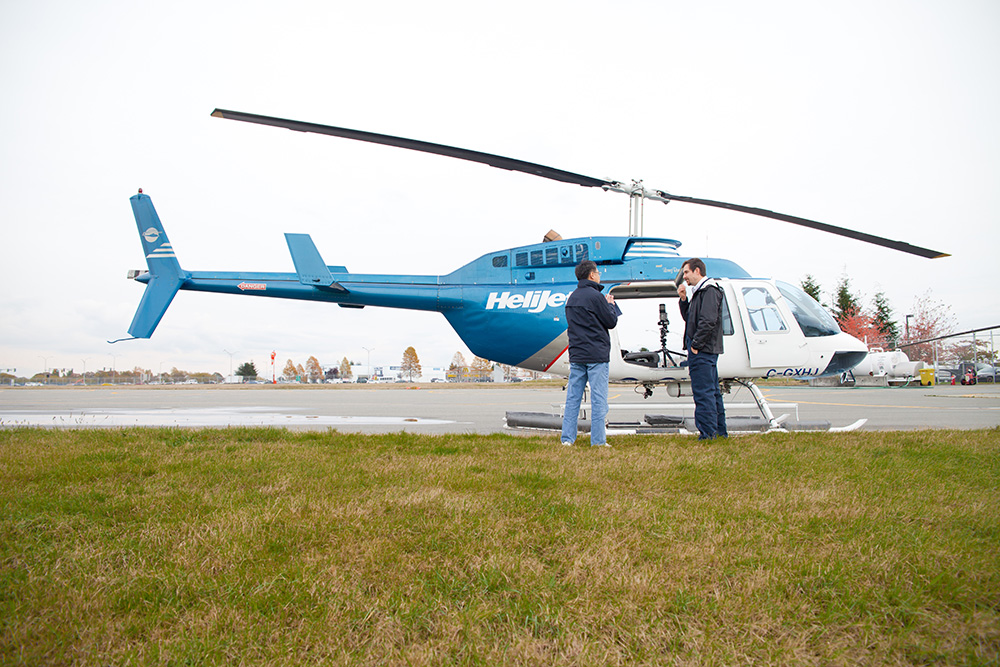 Helijet Gigapixel Experiment (October 25, 2012). Video by Ronnie Miranda and Ashley Drody..